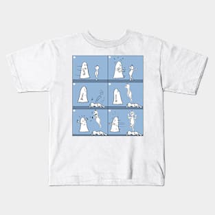 The meeting of the ghosts Kids T-Shirt